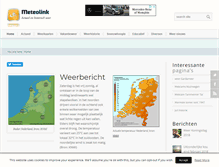 Tablet Screenshot of meteolink.nl